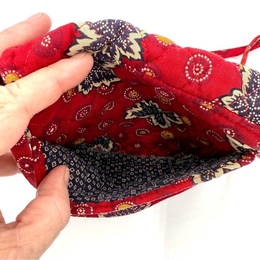 Vera Bradley Retired Red Coin Mini Hipster Crossbody Bag (BVB0001) - Picture 8 of 10